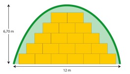 20 x Quaderballen mit 1,80 m Länge