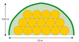 13 x Rundballen mit Ø 1,50 m