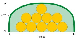 10 x Rundballen mit Ø 1,60 m